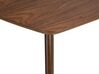 Stół do jadalni ciemne drewno 150 x 90 cm IRIS_703113