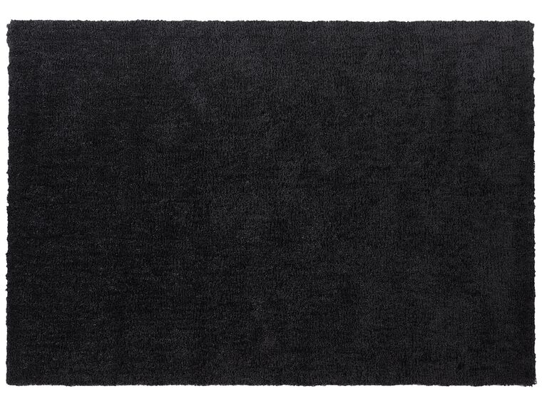 Teppich schwarz 160 x 230 cm Shaggy DEMRE_683574
