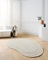 Viskózový koberec 160 x 230 cm béžový MASSO_904724