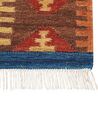 Wool Kilim Area Rug 160 x 230 cm Multicolour JRVESH_859166