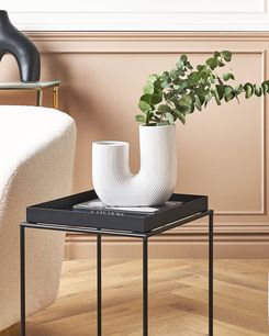 Kukkamaljakko keraaminen valkoinen 23 cm MITILINI Kukkamaljakko keraaminen valkoinen 23 cm MITILINI