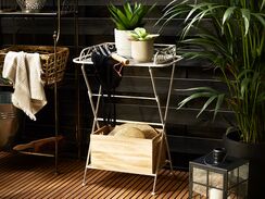 Sivupöytä rauta valkoinen ANCUD