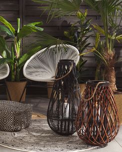 Lyhty pajupuu ruskea 60 cm KIUSIU Lyhty pajupuu ruskea 60 cm KIUSIU