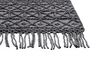 Teppich Wolle schwarz 200 x 300 cm Kurzflor ALUCRA_856233