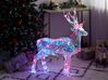 Décoration à LED d'extérieur renne multicolore 90 cm contrôlable par application POLARIS_887159