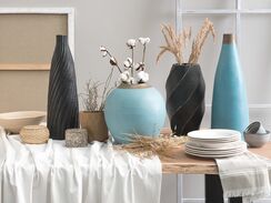 Koristemaljakko terrakotta musta 38 cm LENTIA