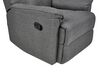Fabric Recliner Chair Grey EVERTON_884497