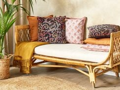 Koristetyyny sametti monivärinen 45 x 45 cm 2 kpl RICINUS