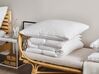Duck Feathers and Down Bed High Profile Pillow 80 x 80 cm FELDBERG_811412