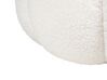 Pufe em tecido bouclé branco ⌀ 60 cm BEAUFORT_897524