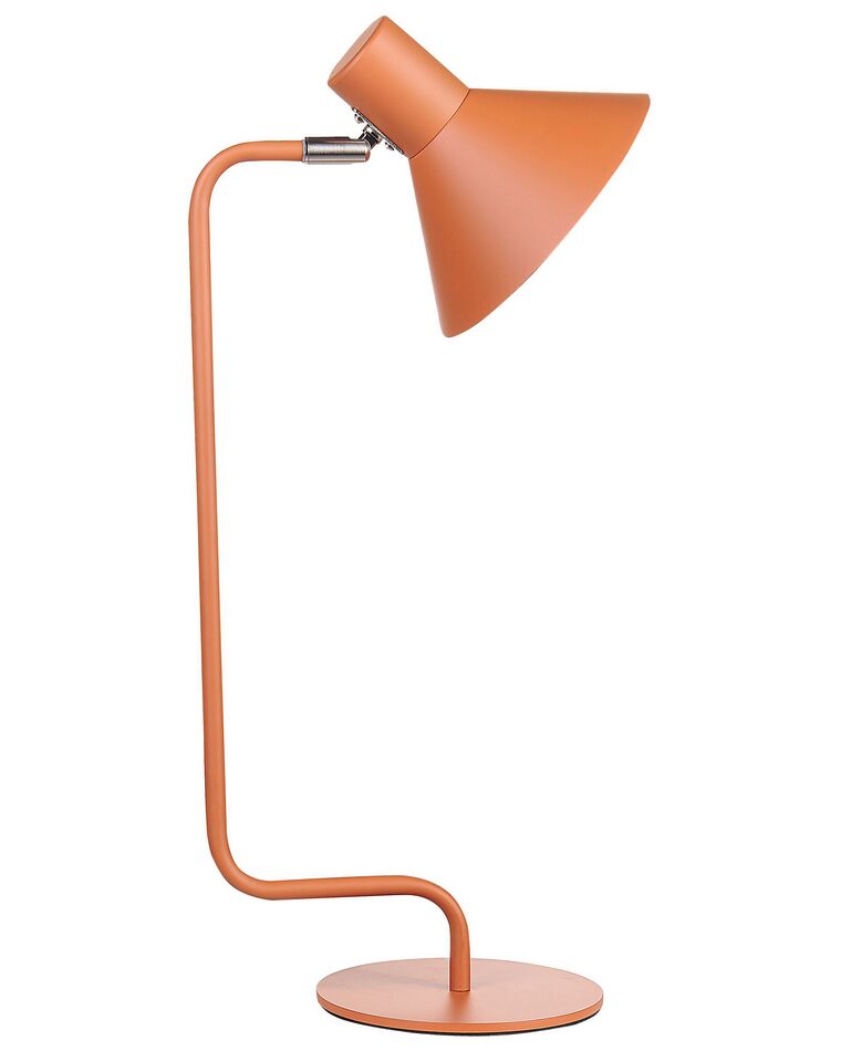 Lampe à poser en métal orange RIMAVA_851204
