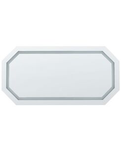 Seinäpeili LED-valo hopea 120 x 60 cm LOCMARIAQUER Seinäpeili LED-valo hopea 120 x 60 cm LOCMARIAQUER