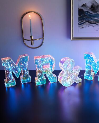 LED Lighted Letters Multicolour POLLUX