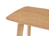 Tavolo console legno chiaro 90 x 40 cm TULARE_823456