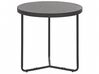 Set of 2 Coffee Tables Concrete Effect with Black MELODY Big and Medium_822523