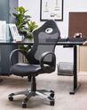 Krzesło biurowe regulowane czarne iCHAIR_22726