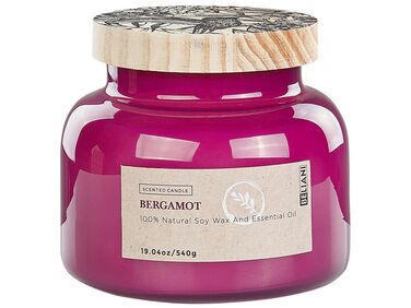 Soy Wax Scented Candle Bergamot DELIGHT BLISS