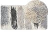 Tappeto bianco e grigio 80 x 150 cm MARTUNI_854513