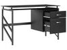 2 Drawer Home Office Desk 117 x 57 cm Black MORITON_782271