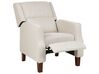 Fabric Recliner Chair Beige EGERSUND_896475