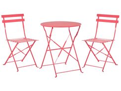 2-istuttava bistrosetti teräs punainen FIORI 2-istuttava bistrosetti teräs punainen FIORI