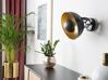 Metal Wall Lamp Black and Gold THAMES II_732205