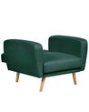 Zöld kárpitozott fotel FLORLI_905946