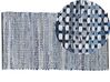 Teppich Baumwolle bunt 80 x 150 cm Kurzflor ALANYA_482366