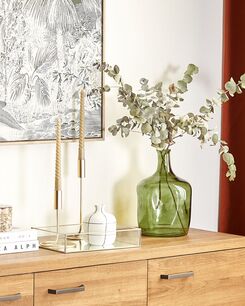 Kukkamaljakko lasi oliivinvihreä 30 cm KERALA