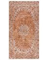 Tappeto cotone arancione 80 x 150 cm HAYAT_852183