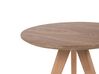 Set of 3 Coffee Tables Light Wood VEGAS_731160
