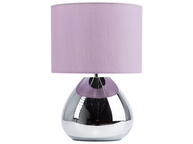Table Lamp 33 cm Silver and Pink RONAVA