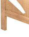 Wooden Folding 3 Panel Room Divider 170 x 122 cm Light Wood VERNAGO_874106