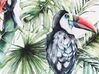 Lot de 2 coussins d'extérieur à motif de toucans multicolores ⌀ 40 cm MALLARE_882872