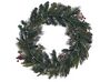 Pre-Lit Snowy Christmas Wreath ⌀ 60 cm Green PAIMIO_813300