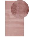 Faux Rabbit Fur Rug 80 x 150 cm Pink MIRPUR_858771