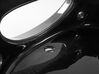Whirlpool Badewanne schwarz Eckmodell mit LED 190 x 150 cm TOCOA_780590