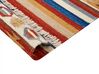 Kelim Teppich Wolle mehrfarbig 160 x 230 cm orientalisches Muster Kurzflor JRARAT_859483