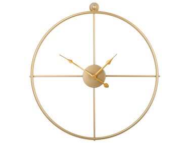 Zegar ścienny ø 50 cm złoty ZUCHWIL
