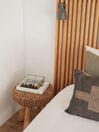 Mesa auxiliar de madera de teca clara ⌀ 44 cm KELSEY_820853