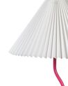 Stehlampe Metall rosa / weiß 161 cm Kegelform JIKAWO_898281