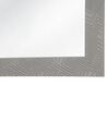 Wandspiegel grau rechteckig  60 x 91 cm NEVEZ _748052