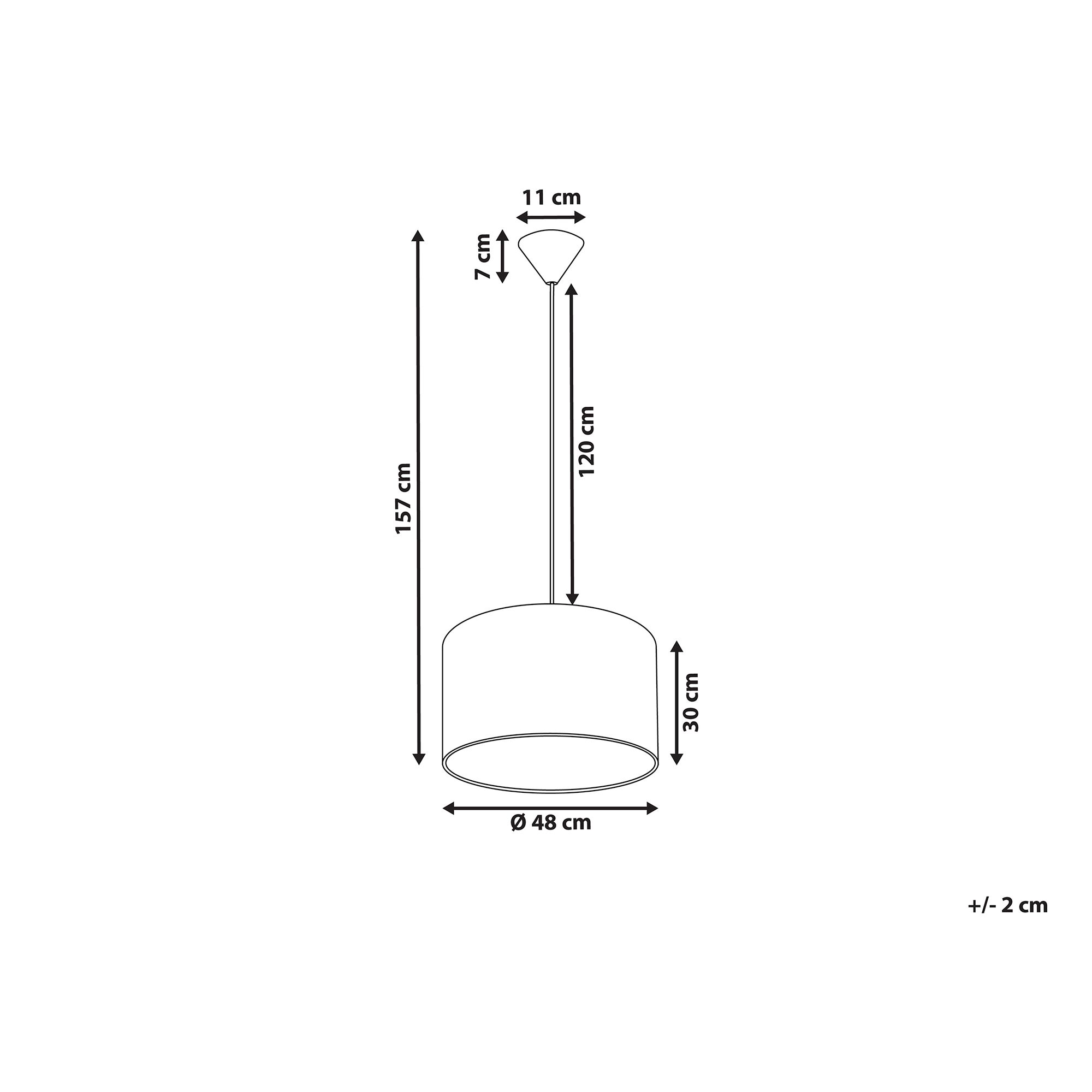 Lampa wisząca niebieska DULCE
