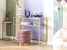 Glass Top Console Table Gold ALINE_824257
