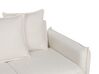 Canapé-lit avec rangement en tissu blanc cassé KRAMA_898297