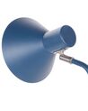 Lampa biurkowa regulowana metalowa niebieska RIMAVA_825860