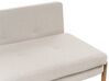 Sofá-cama de 2 lugares em tecido creme EDLAND_899462