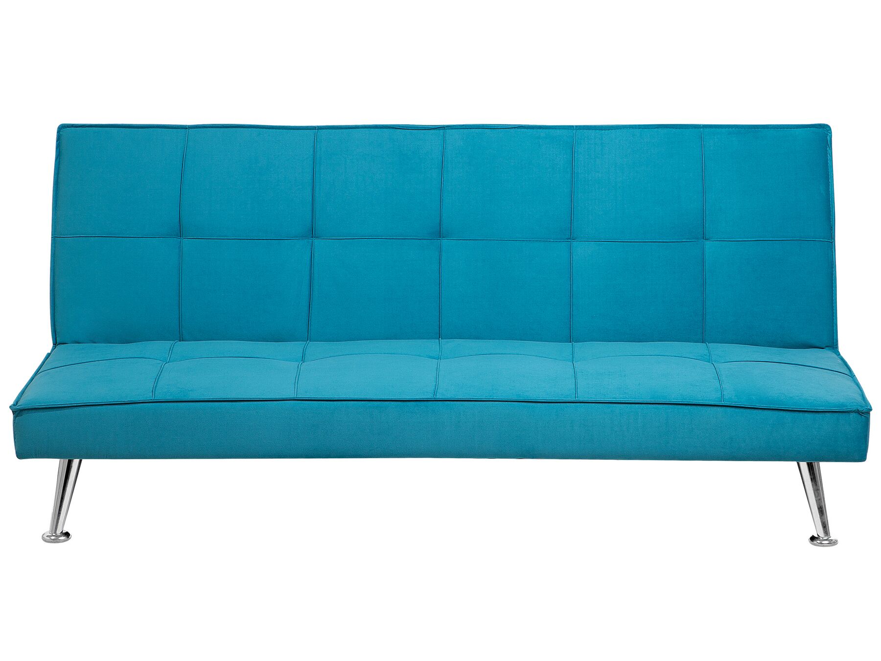 Fabric Sofa Bed Blue HASLE Beliani.co.uk