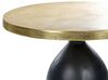 Tavolino metallo oro e nero  ⌀ 36 cm TEKAPO_854369
