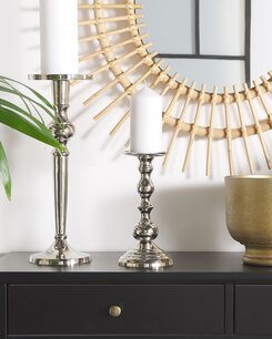 Kynttilänjalka alumiini hopea 24 cm BUSAT Kynttilänjalka alumiini hopea 24 cm BUSAT